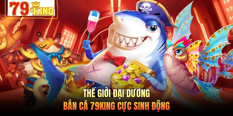 Thế giới đại dương bắn cá 79KING cực sinh động